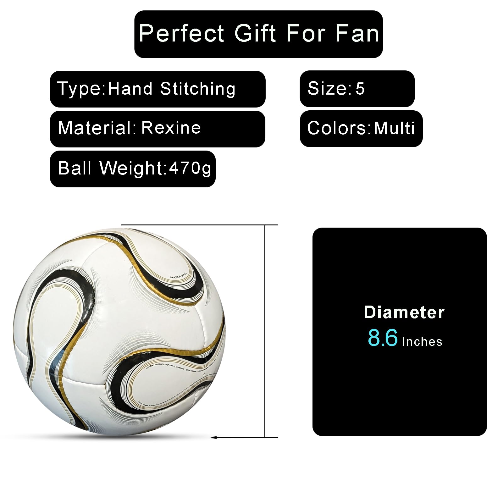 Amazon.com: World Cup 2006 Soccer Ball Size 5 Replica – Iconic